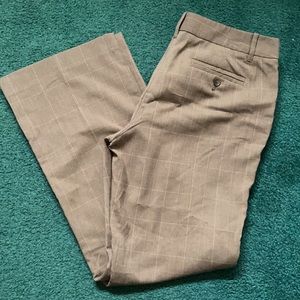 Bootcut Trouser pants Tan khaki size 12 Contemporary Fit